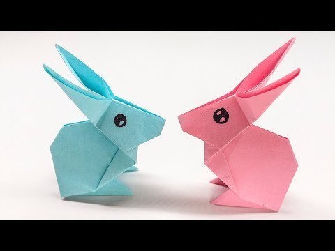 Origami Paper rabbit Tutorial || How To Make Paper Rabbit || CUTE RABBIT