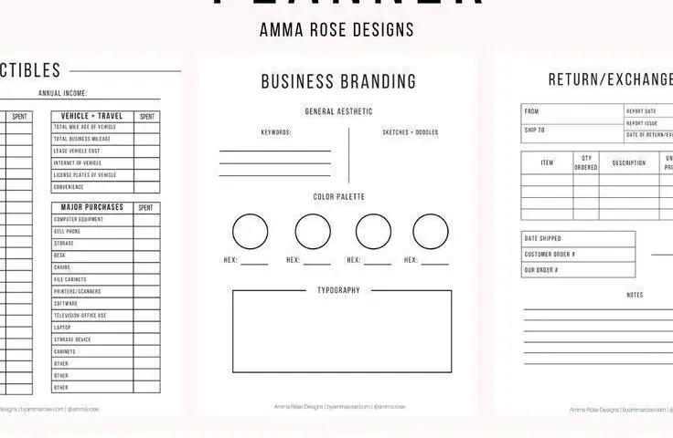 Business Planner Printable | Business Planner PDF | Business Planning | Business Planner | Business Bundle | 2023 Business | Small Business - work-from-home