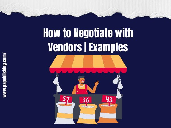 How to Negotiate with Vendors