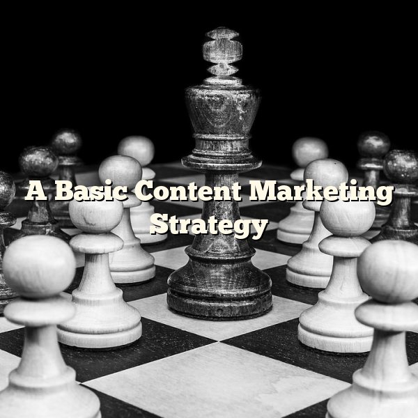 A Basic Content Marketing Strategy