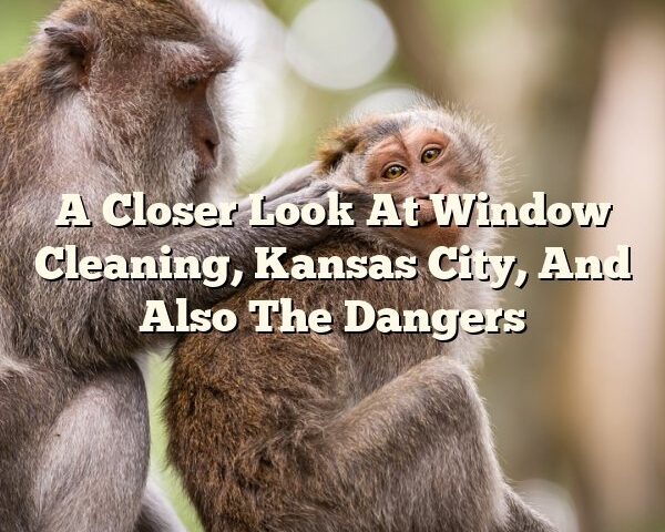 A Closer Look At Window Cleaning, Kansas City, And Also The Dangers