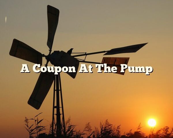 A Coupon At The Pump