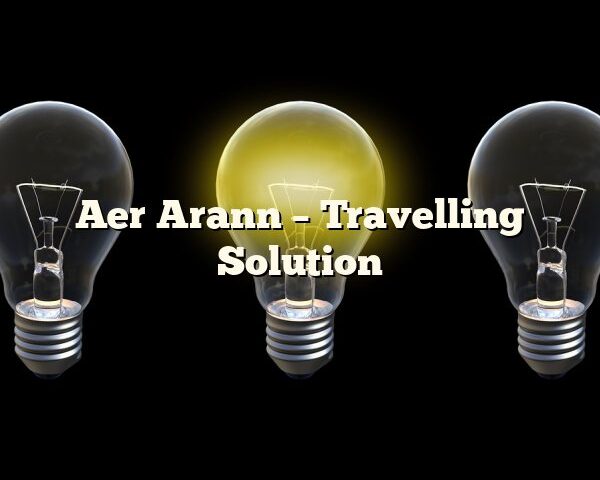 Aer Arann – Travelling Solution