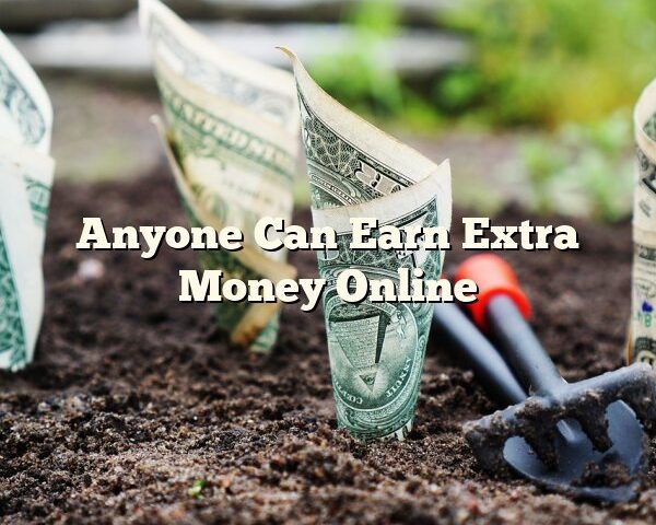 Anyone Can Earn Extra Money Online