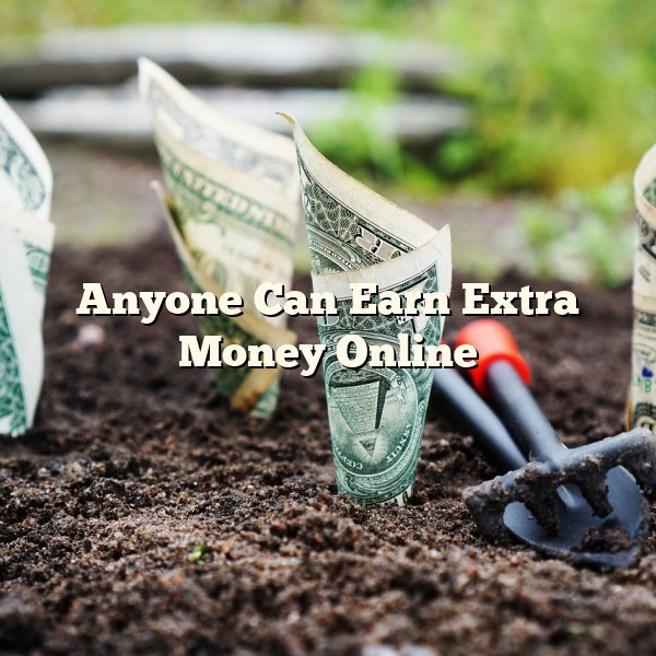 Anyone Can Earn Extra Money Online