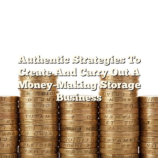 Authentic Strategies To Create And Carry Out A Money-Making Storage Business