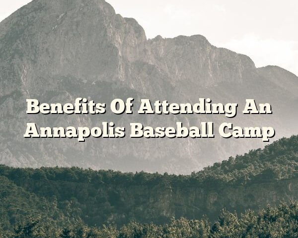 Benefits Of Attending An Annapolis Baseball Camp