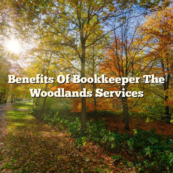 Benefits Of Bookkeeper The Woodlands Services