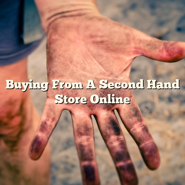 Buying From A Second Hand Store Online