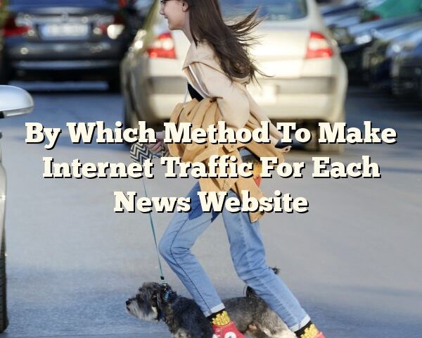 By Which Method To Make Internet Traffic For Each News Website