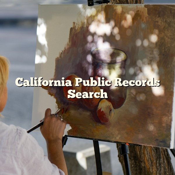 California Public Records Search