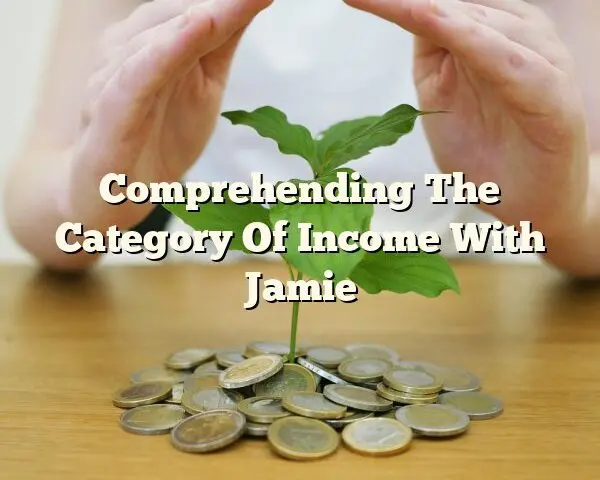 Comprehending The Category Of Income With Jamie