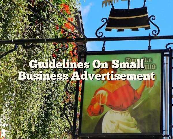 Guidelines On Small Business Advertisement