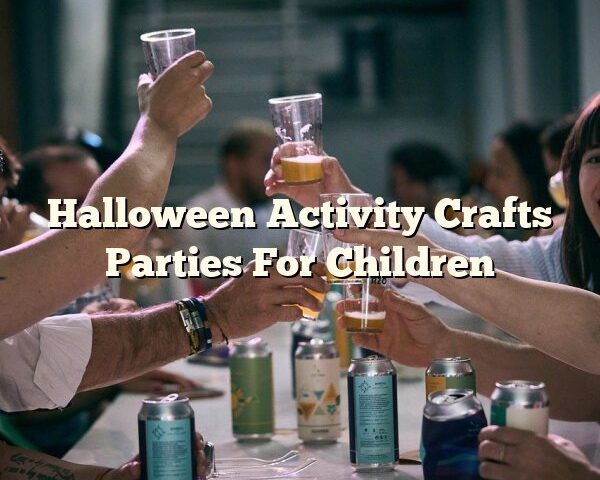 Halloween Activity Crafts Parties For Children