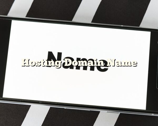 Hosting Domain Name