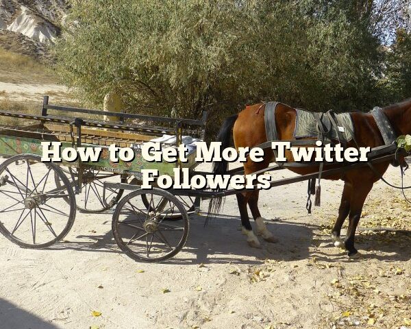 How to Get More Twitter Followers