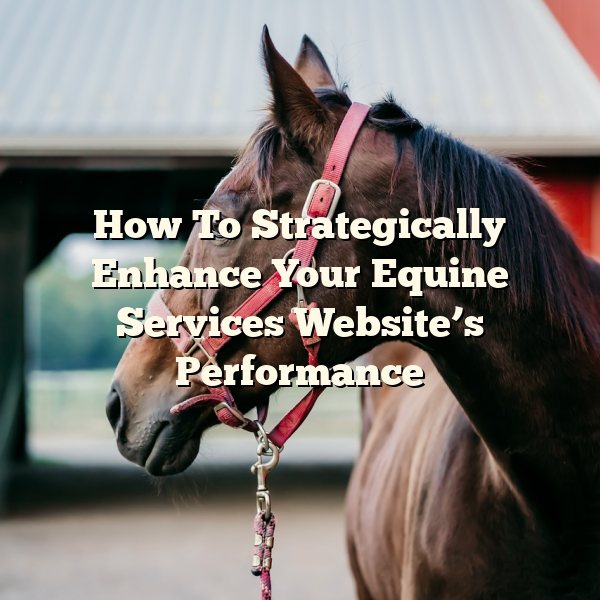 How To Strategically Enhance Your Equine Services Website’s Performance