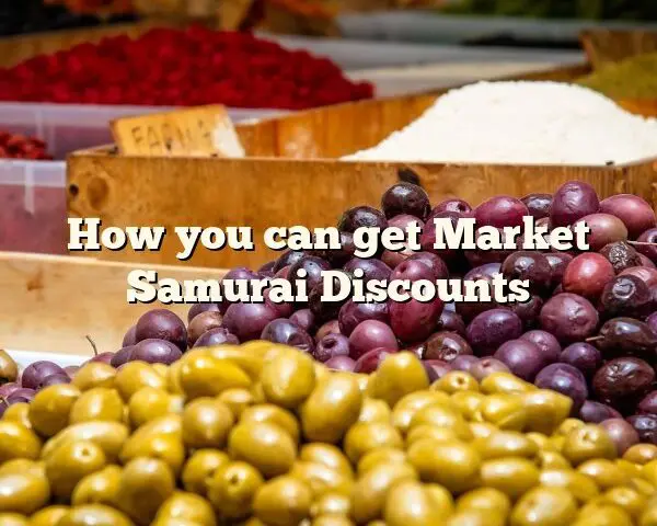 How you can get Market Samurai Discounts