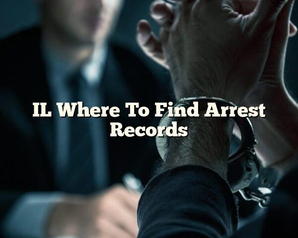 IL Where To Find Arrest Records