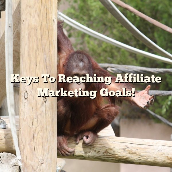 Keys To Reaching Affiliate Marketing Goals!