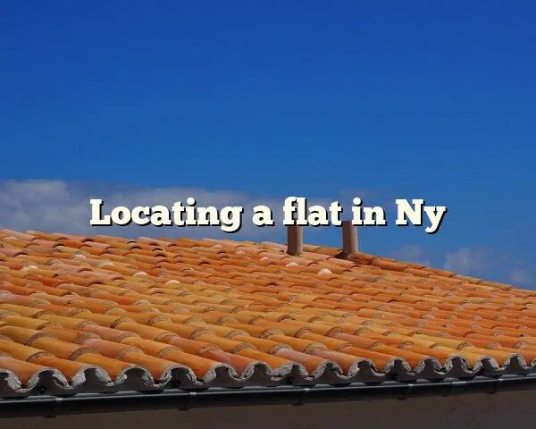 Locating a flat in Ny