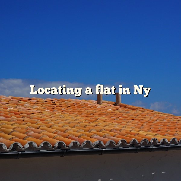 Locating a flat in Ny