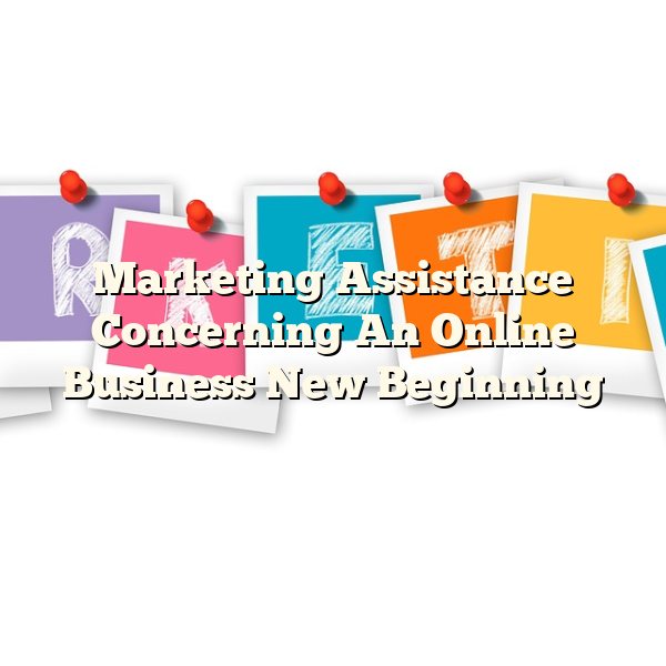 Marketing Assistance Concerning An Online Business New Beginning