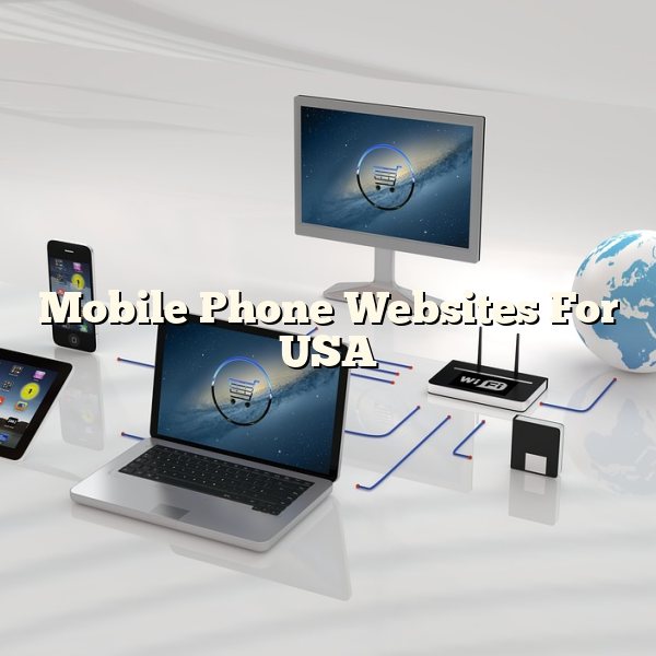 Mobile Phone Websites For USA