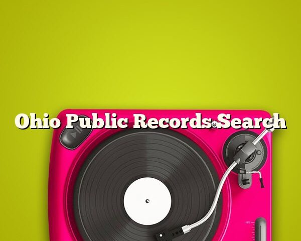 Ohio Public Records Search