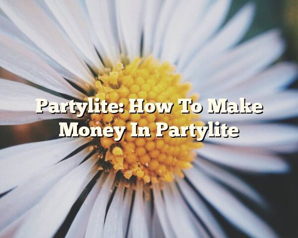 Partylite: How To Make Money In Partylite