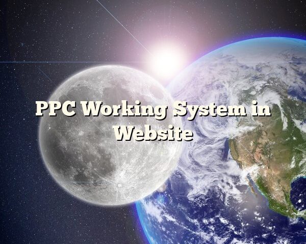 PPC Working System in Website