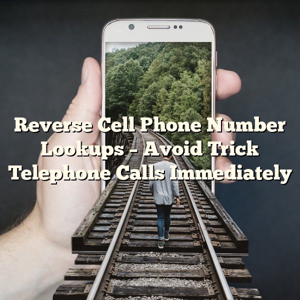 Reverse Cell Phone Number Lookups – Avoid  Trick  Telephone Calls  Immediately