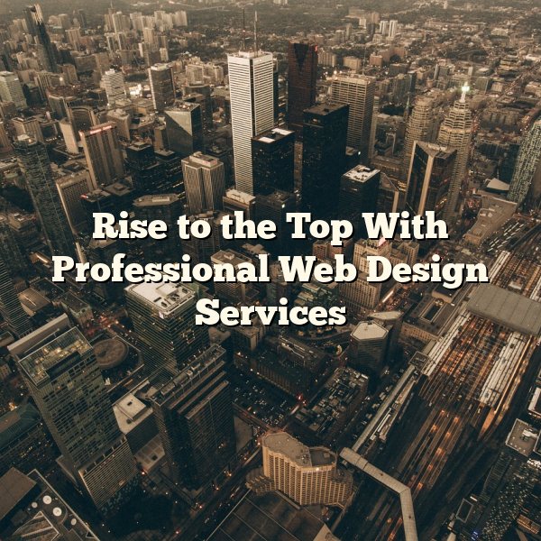 Rise to the Top With Professional Web Design Services