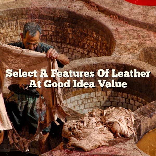 Select A Features Of Leather At Good Idea Value