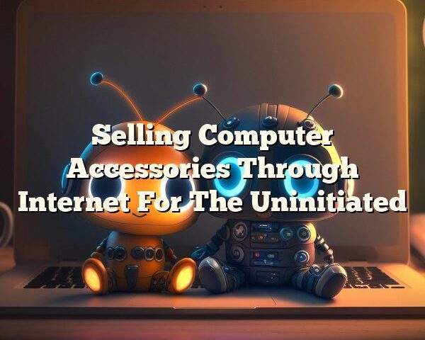 Selling Computer Accessories Through Internet For The Uninitiated