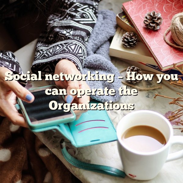 Social networking – How you can operate the Organizations