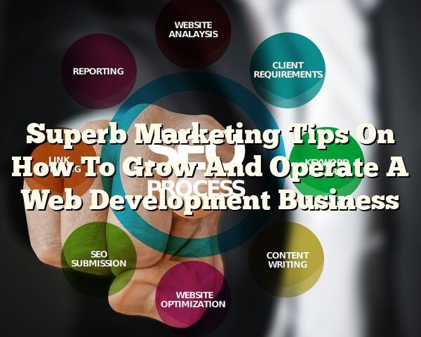 Superb Marketing Tips On How To Grow And Operate A Web Development Business