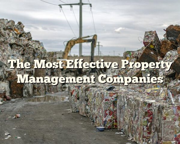 The Most Effective Property Management Companies