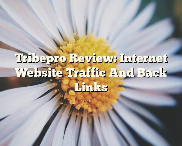 Tribepro Review: Internet Website Traffic And Back Links