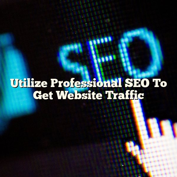 Utilize Professional SEO To Get Website Traffic