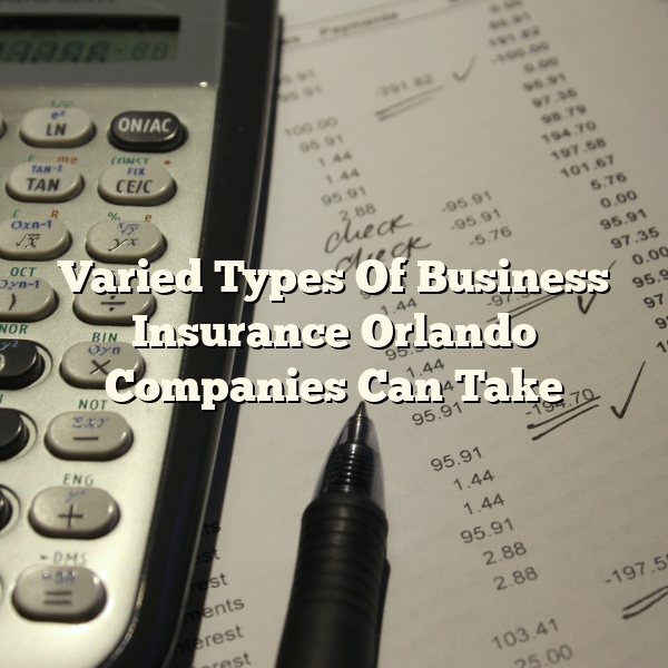 Varied Types Of Business Insurance Orlando Companies Can Take