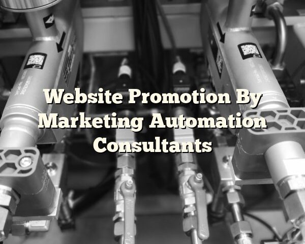 Website Promotion By Marketing Automation Consultants