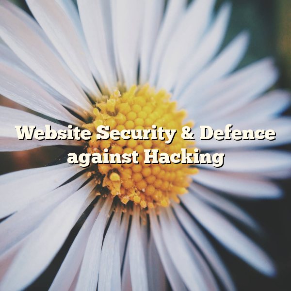 Website Security & Defence against Hacking