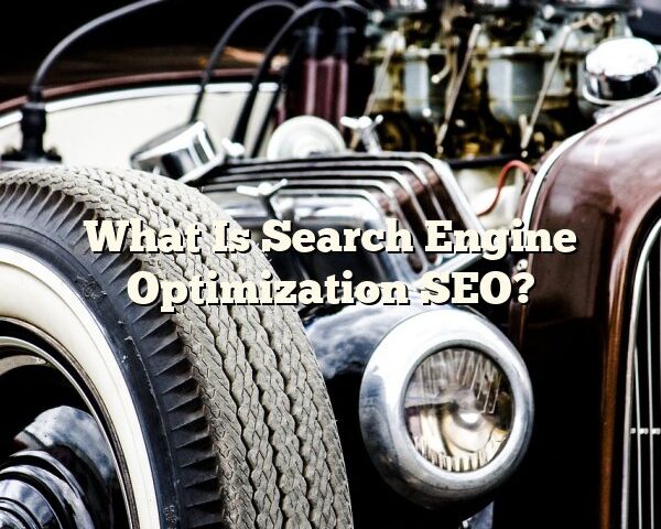 What Is Search Engine Optimization SEO?