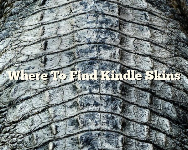 Where To Find Kindle Skins