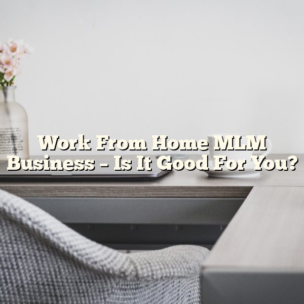 Work From Home MLM Business – Is It Good For You?