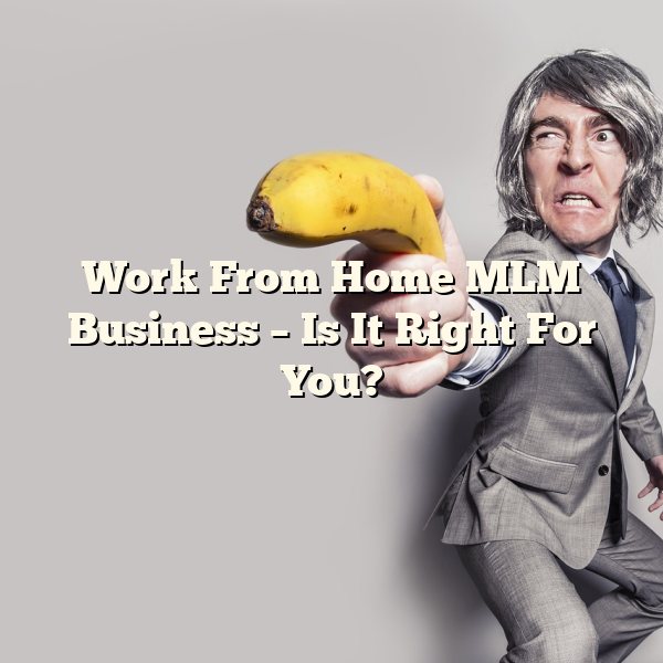 Work From Home MLM Business – Is It Right For You?