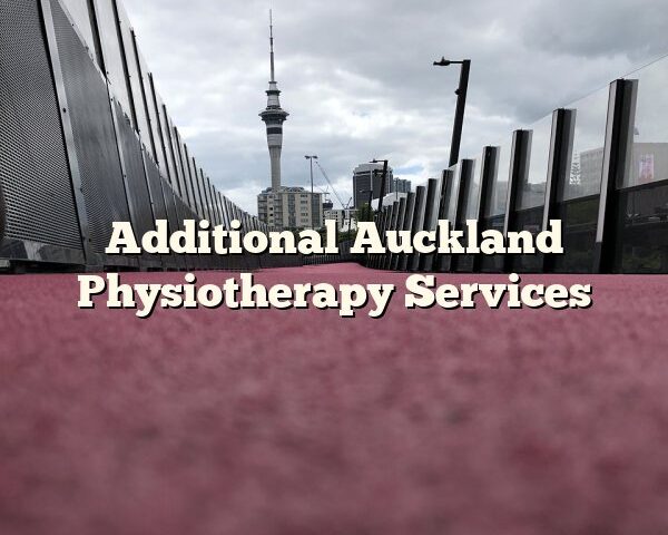 Additional Auckland Physiotherapy Services