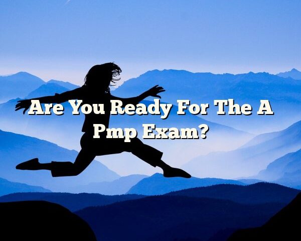 Are You Ready For The A Pmp Exam?