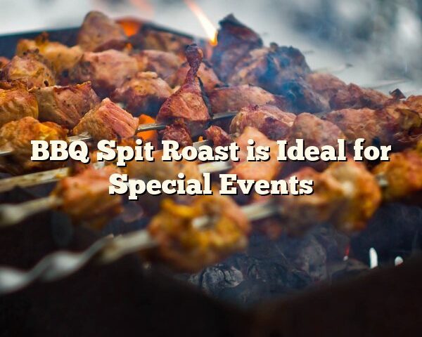 BBQ Spit Roast is Ideal for Special Events